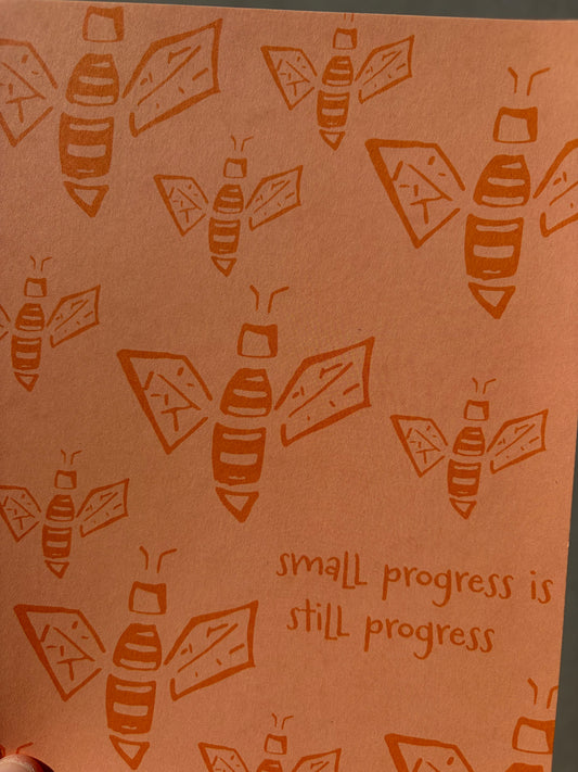 "small progress is still progress" mini-Poster