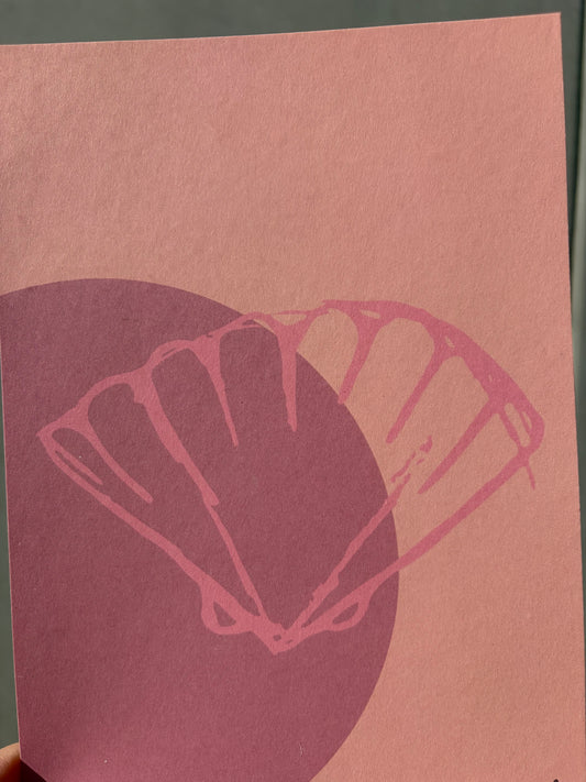 "Strandmuschel" mini-Poster