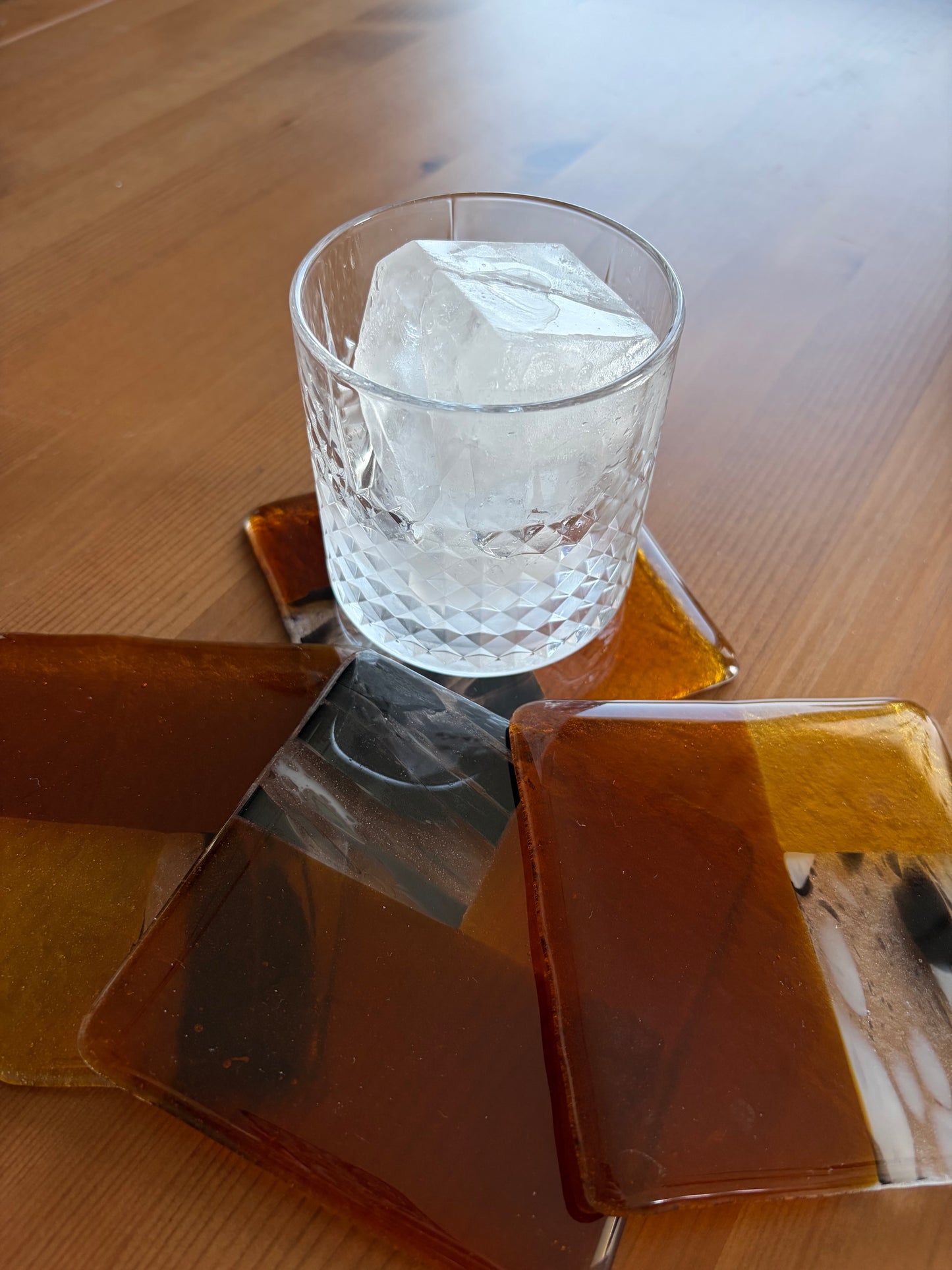Glas-Untersetzer "Cowgirl Lizzy"