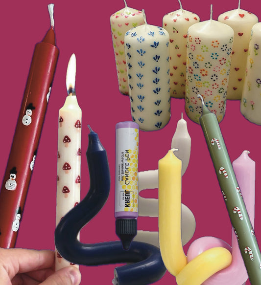 Kerzen formen & bemalen
