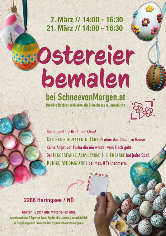 Workshop - Ostereier bemalen